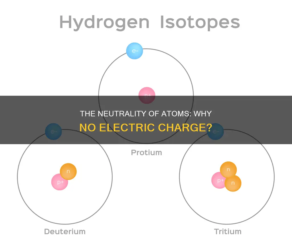 why are typically atoms considered electrically neutral
