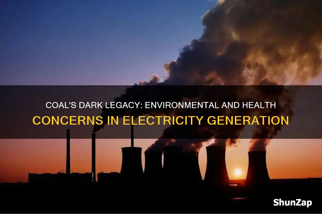 why are we concerned about using coal to generate electricity