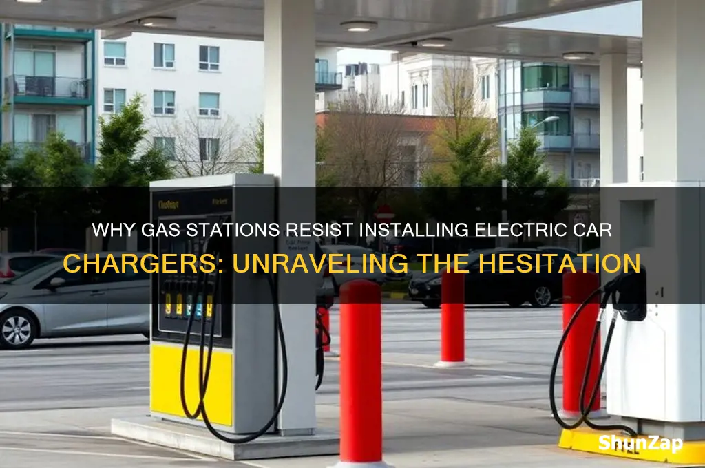 why arent gas stations installinh electric car chargers