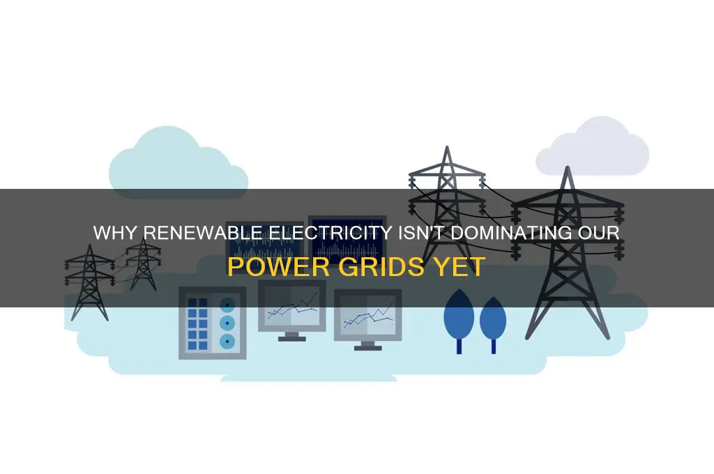 why arent rewenable electricity being used