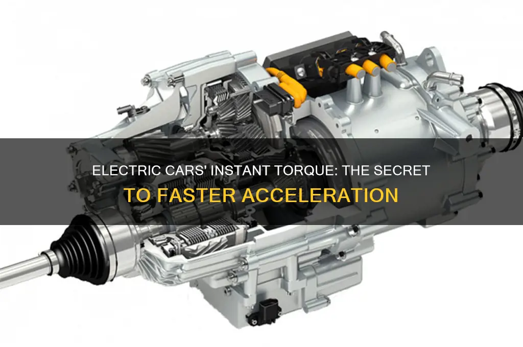 why can electric cars accelerate faster