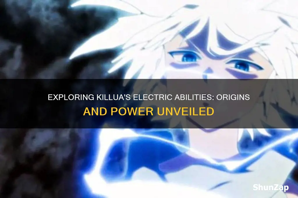 why can killua use electricity