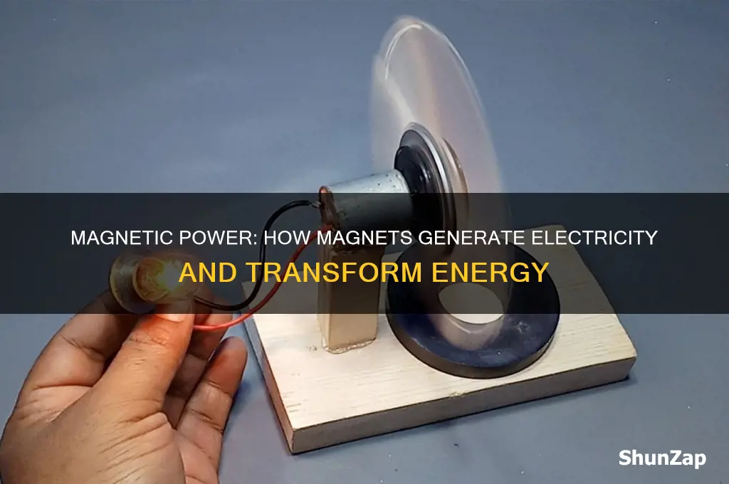 why can magnets be used to generate electricity