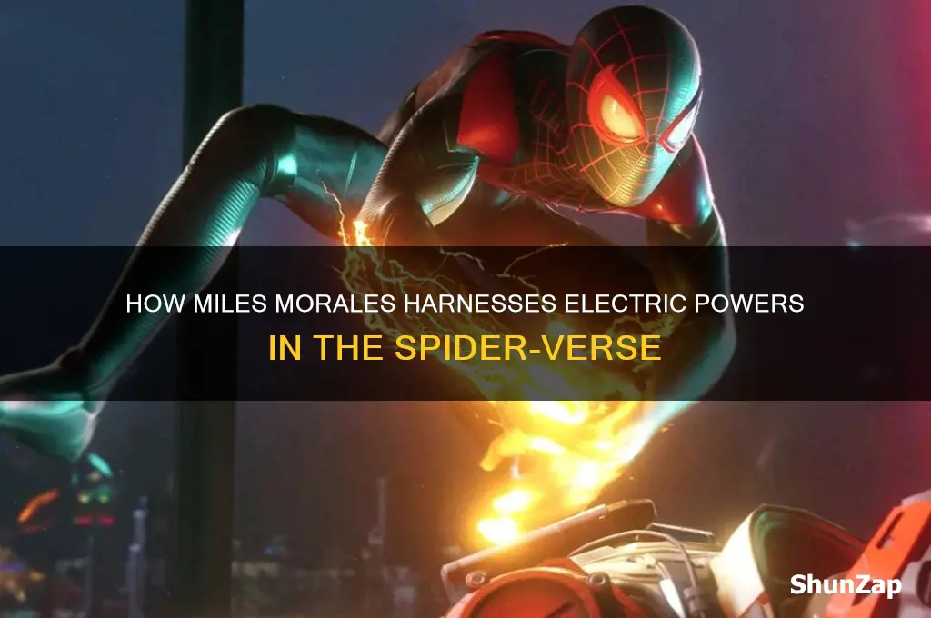 why can miles morales use electricity