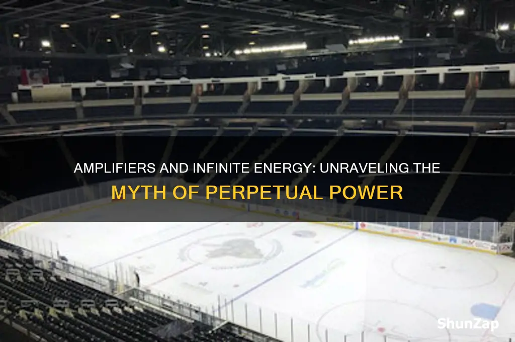 why cant amplifiers be used for infinite electricity