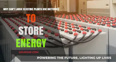 Why Large Electric Plants Can't Rely on Batteries for Energy Storage