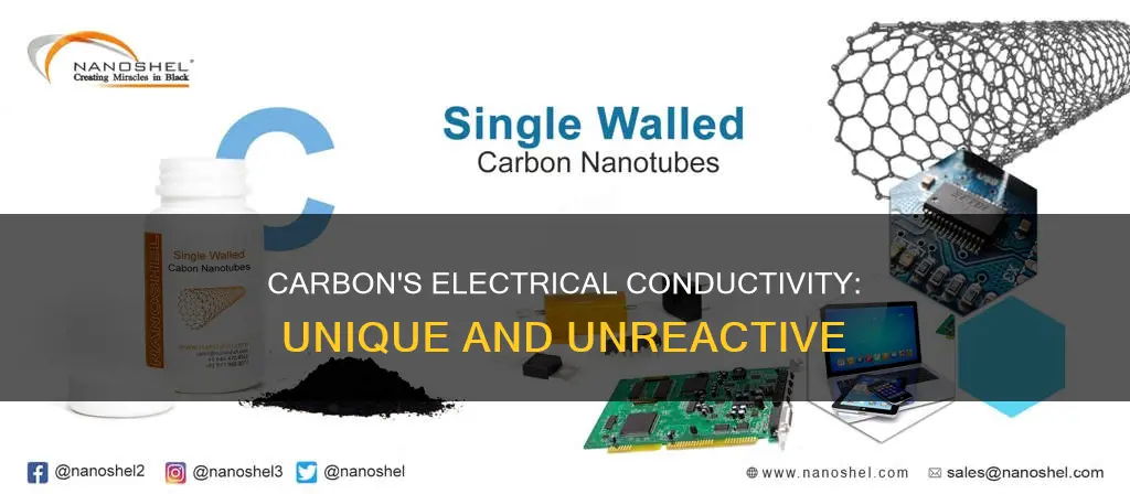 why carbon is bad conductor of electricity