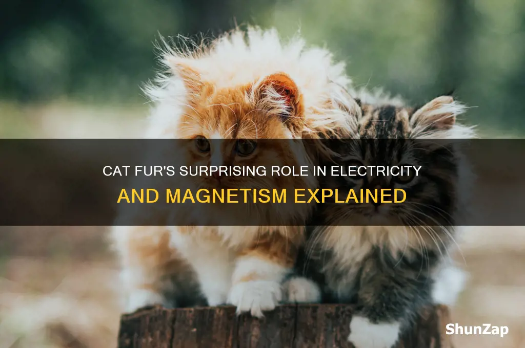why cat fur is use to electricity and magnetism
