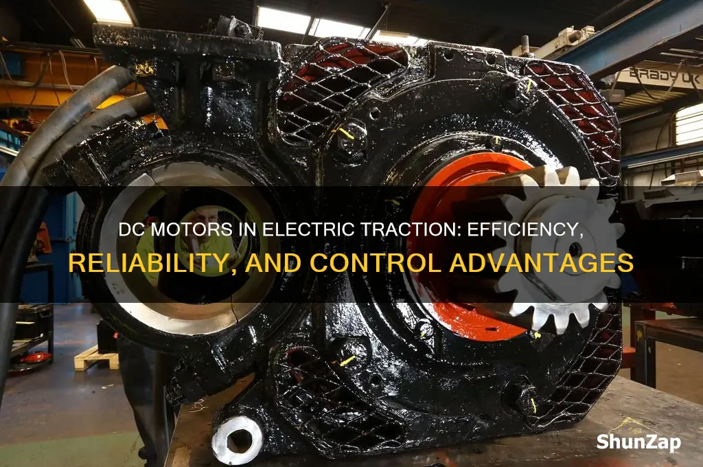 why dc motor is used in electric traction