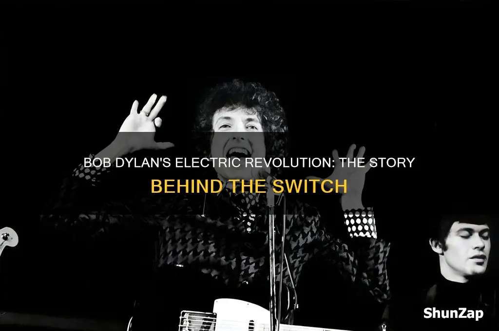 why did bob dylan begin using electric guitars