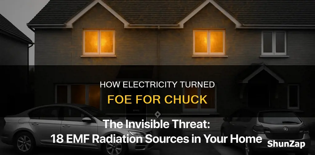why did chuck become allergic to electricity