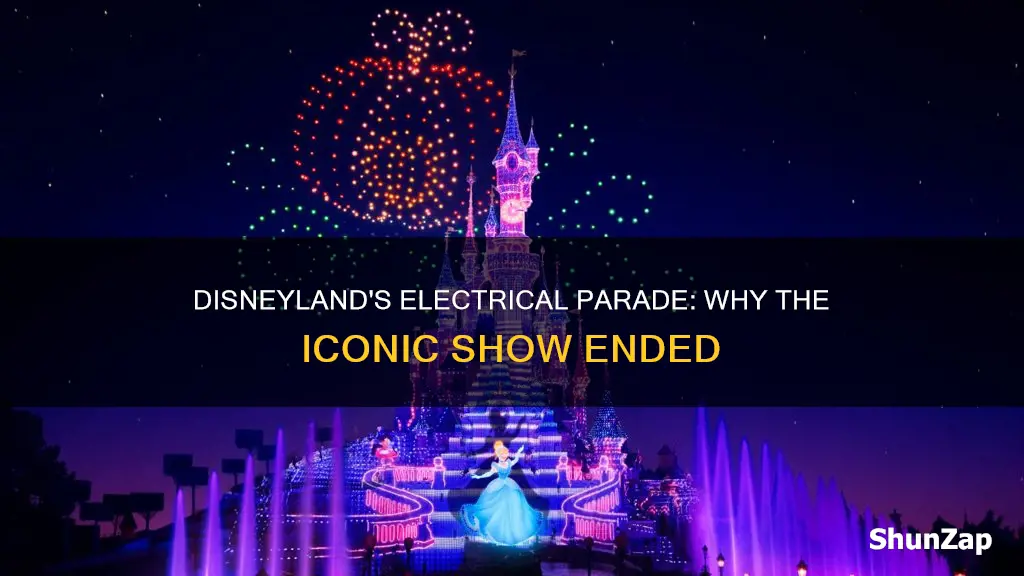 why did disneyland stop the electrical parade
