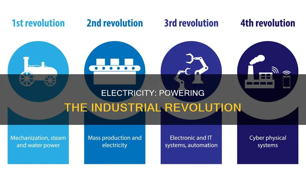 why did electricity become popular industrial revolution