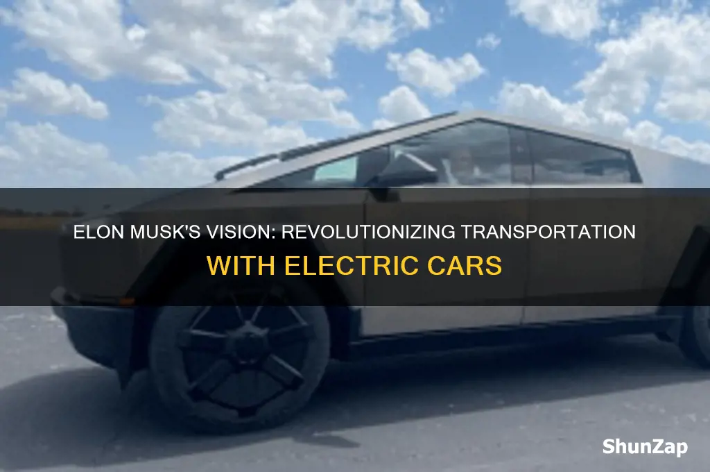why did elon musk make electric cars