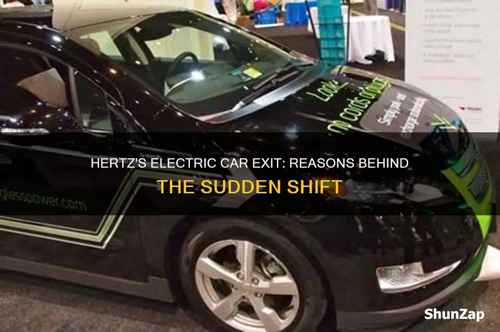 why did hertz get rid of electric cars