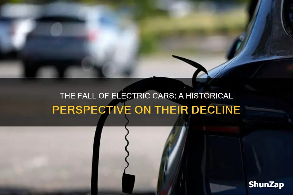 why did the electric car die