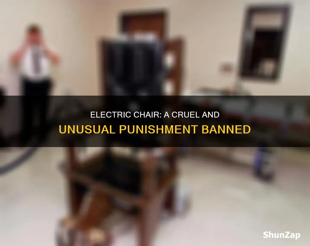why did they ban the electric chair