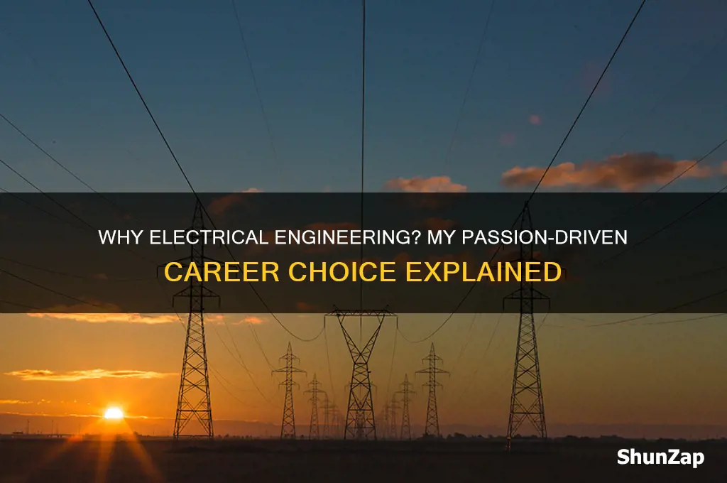 why did you choose this career electrical engineering