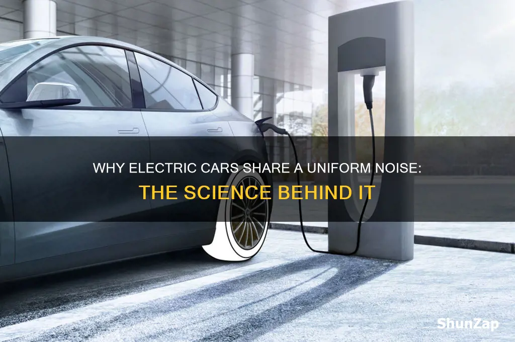 why do all electric cars make the same noise