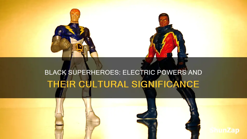 why do black superheroes have electric powers