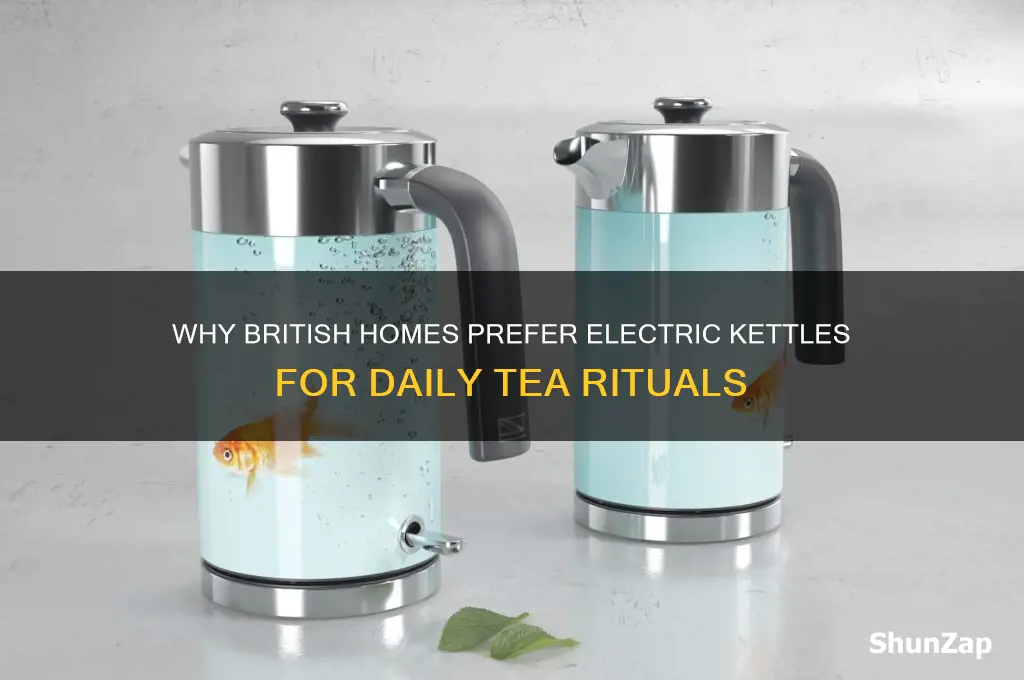 why do british use electric kettles