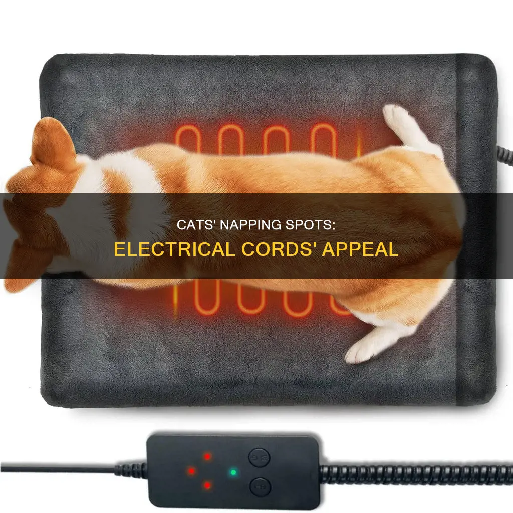 why do cats sleep on electrical cords