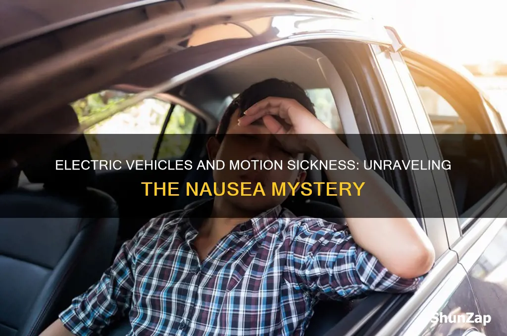 why do electric cars cause motion sickness