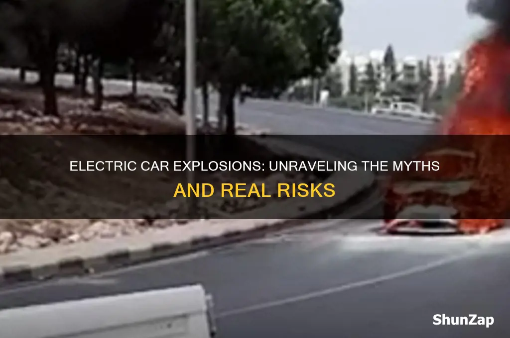 why do electric cars explode