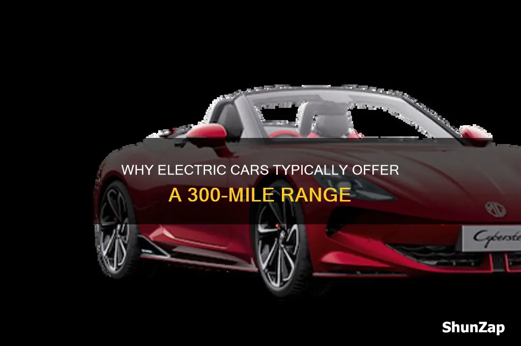 why do electric cars have a range of 300 miles