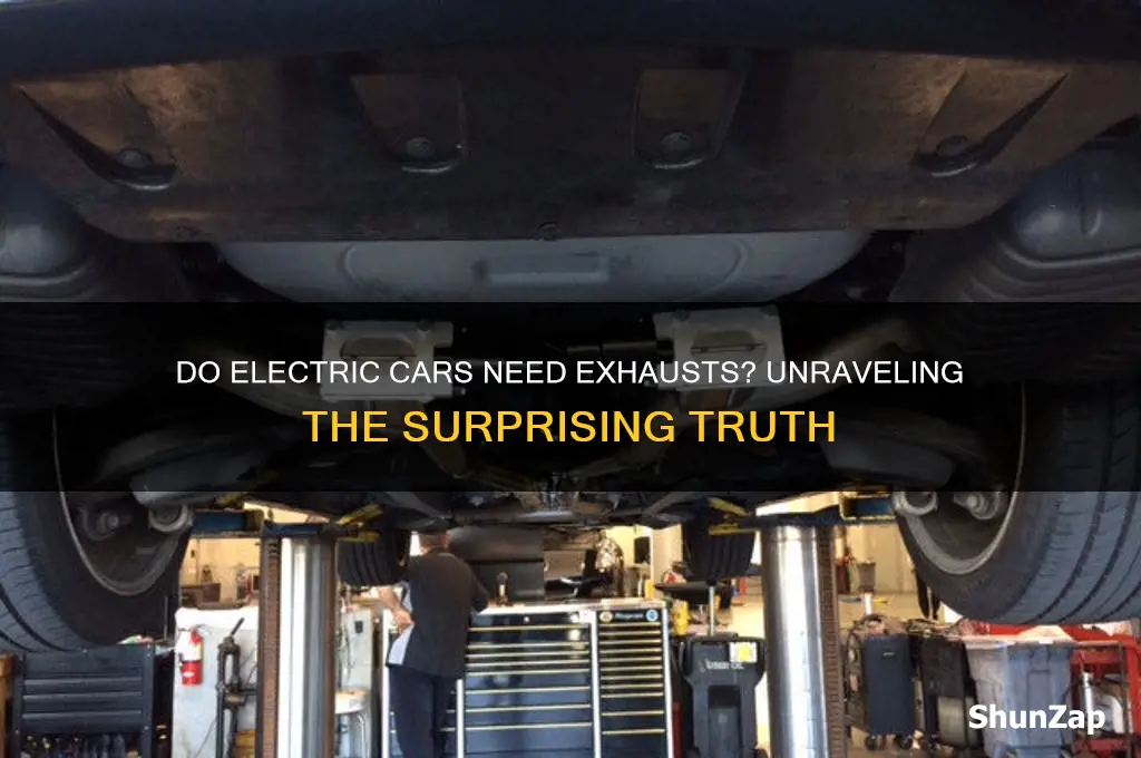 why do electric cars have exhaust
