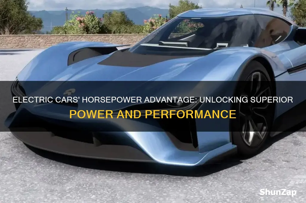 why do electric cars have more horsepower
