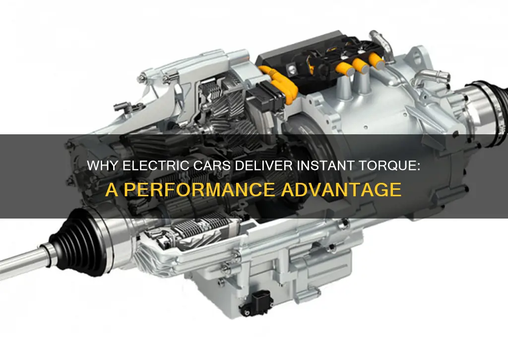 why do electric cars have more torque