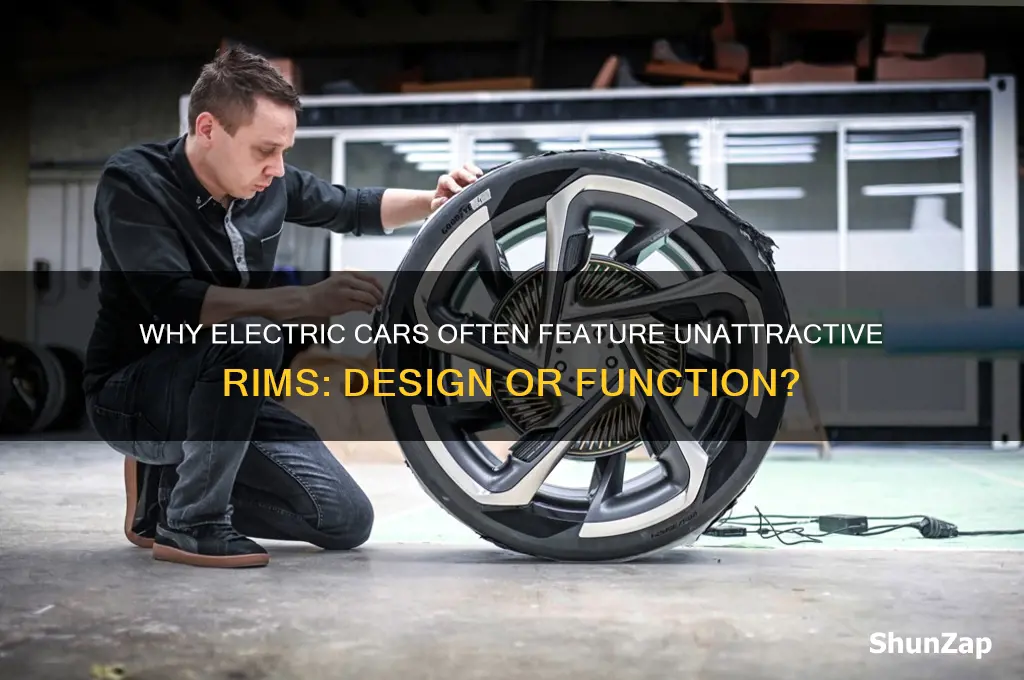 why do electric cars have ugly rims