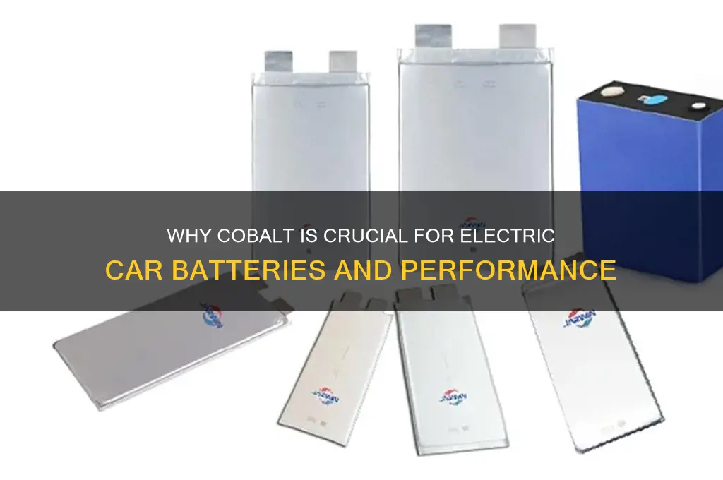 why do electric cars need cobalt