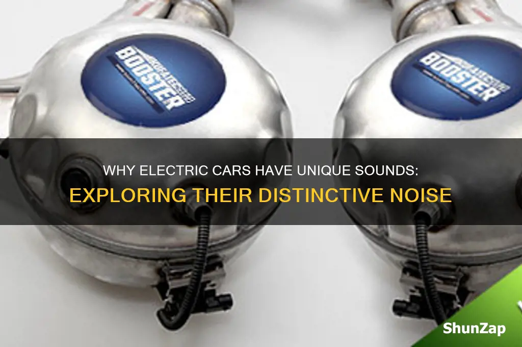 why do electric cars sound like that