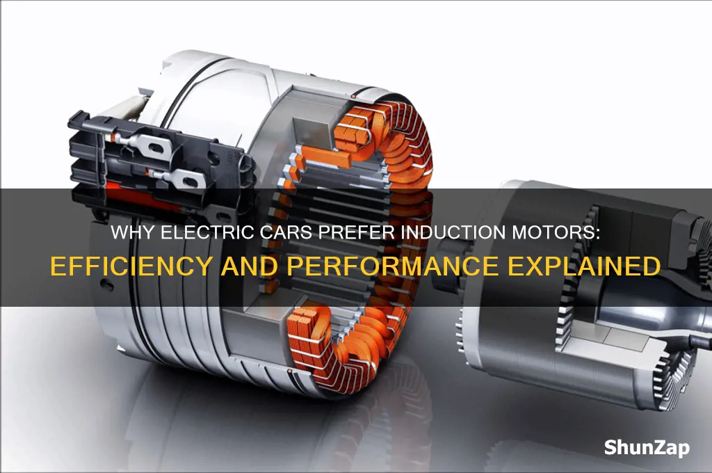 why do electric cars use induction motors