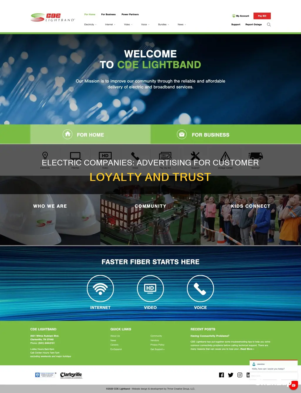 why do electric companies advertise