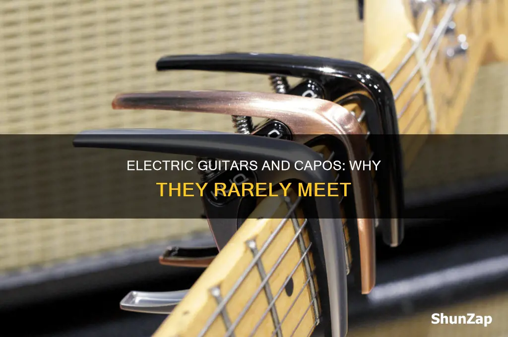 why do electric guitars not use capos
