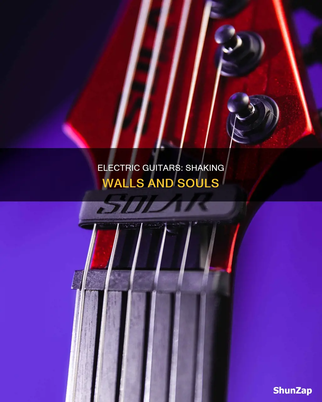 why do electric guitars shake the walls