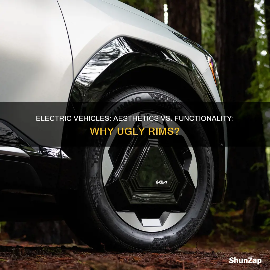 why do electric vehicles have ugly rims