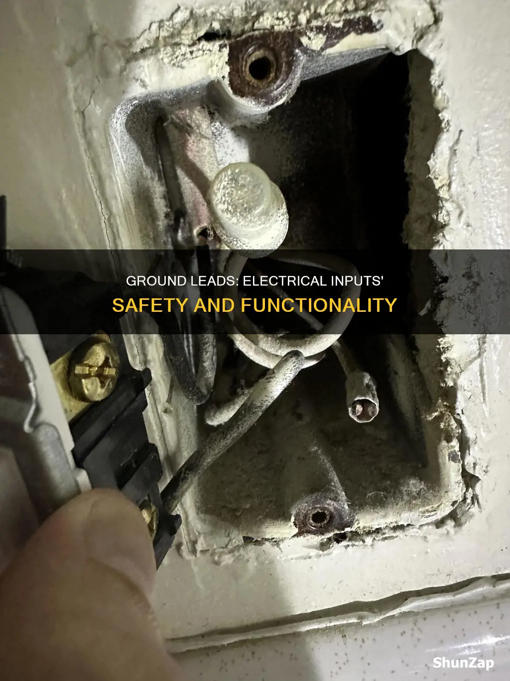 why do electrical inputs have ground leads