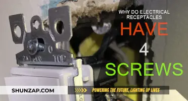 Electrical Receptacles: Four Screws for Safety and Stability