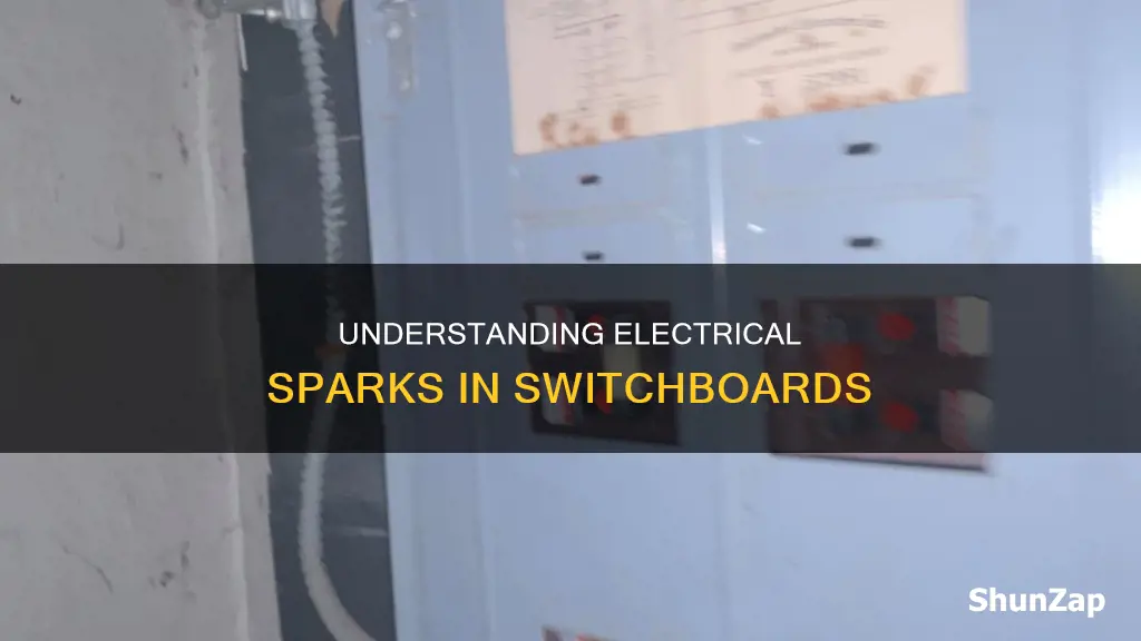 why do electrical sparks occur in switchboards