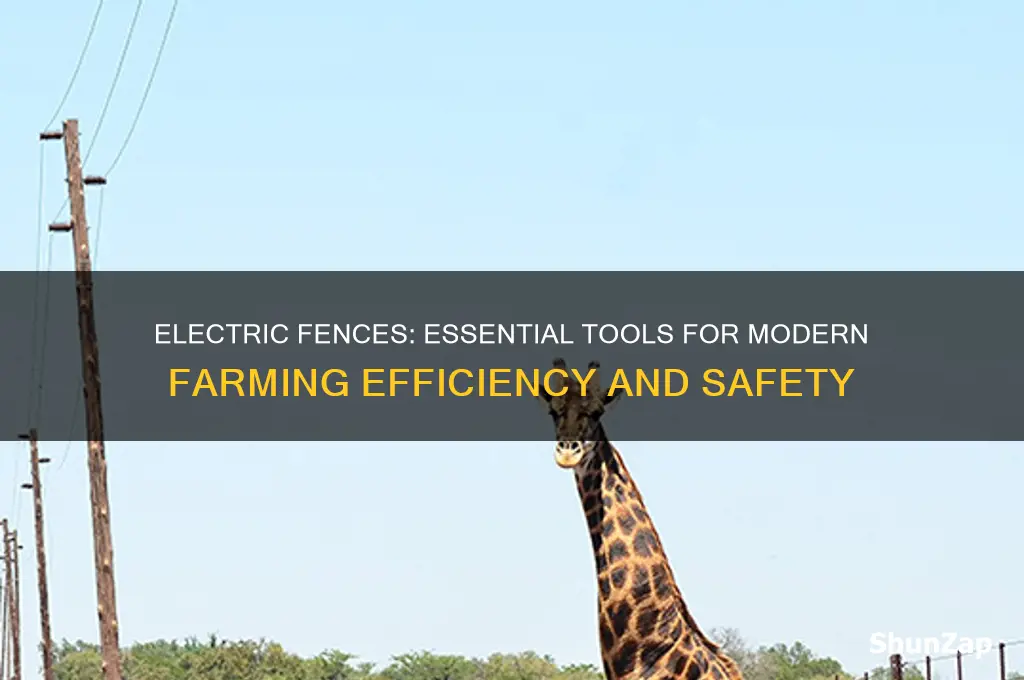 why do farmers use electric fences
