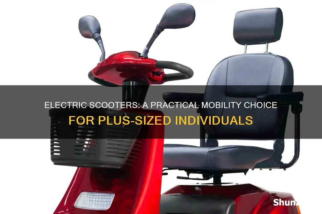 why do fat people use electric scooters