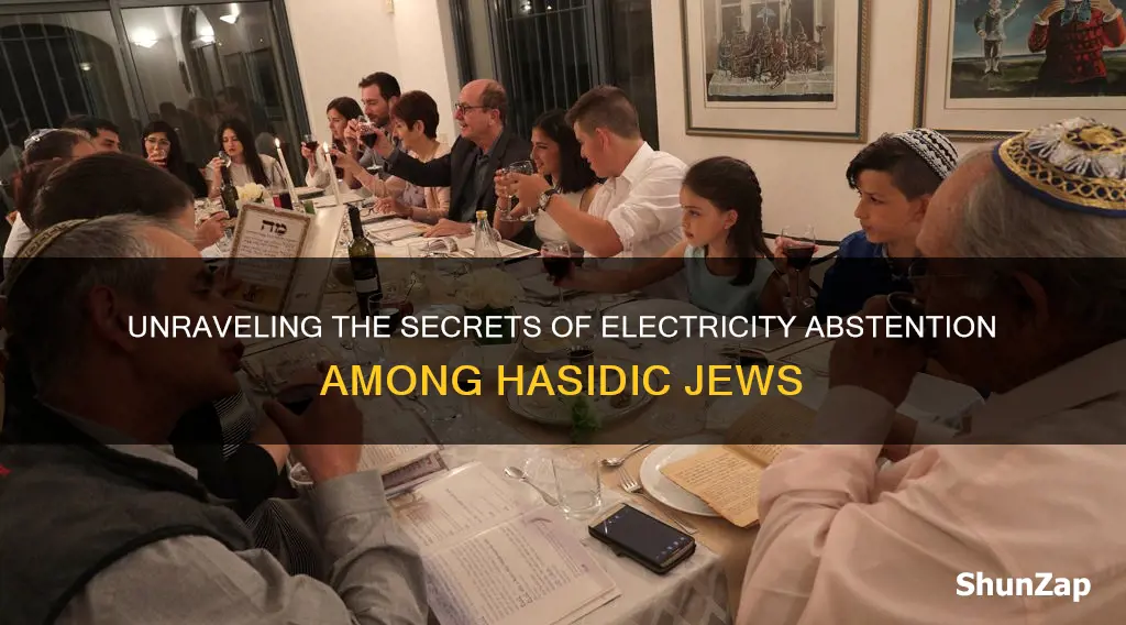 why do hisitic jews not ue electricity