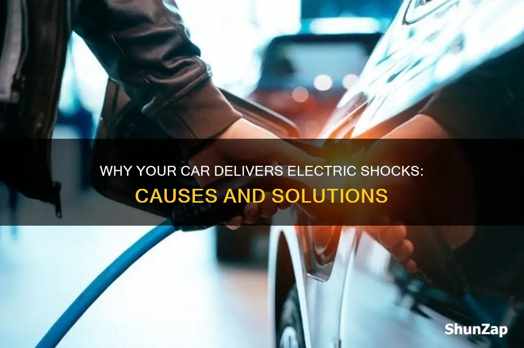 why do i get electric shocks off my car