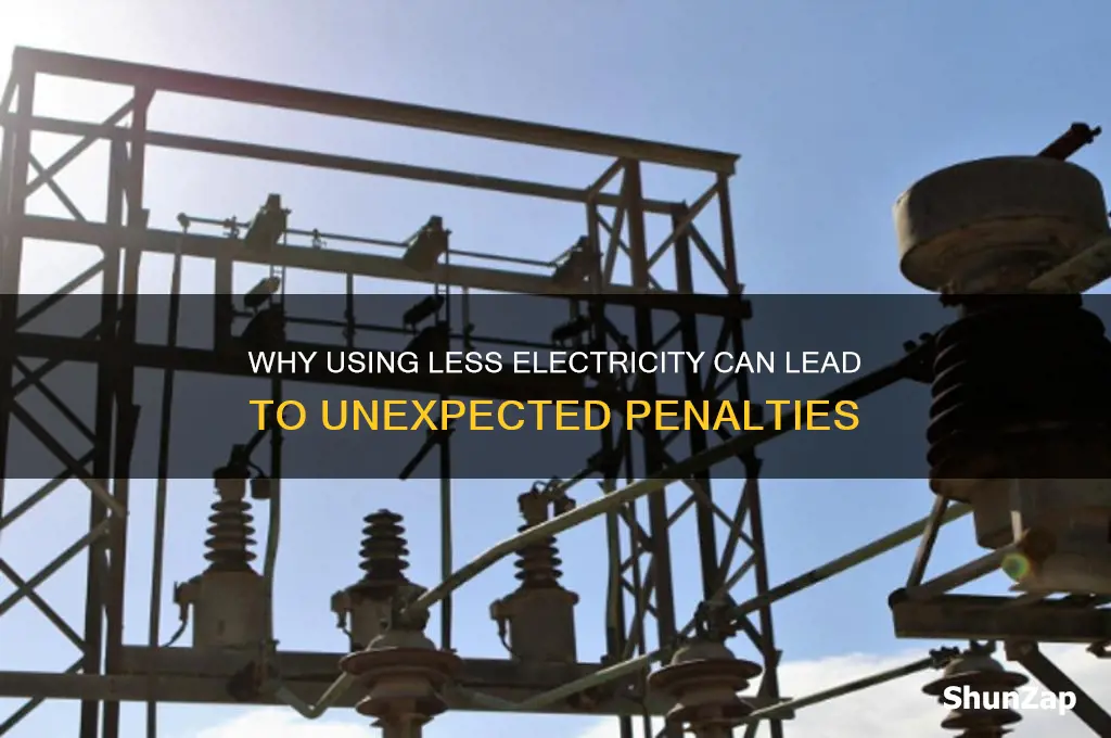 why do i get penalized for using less electricity