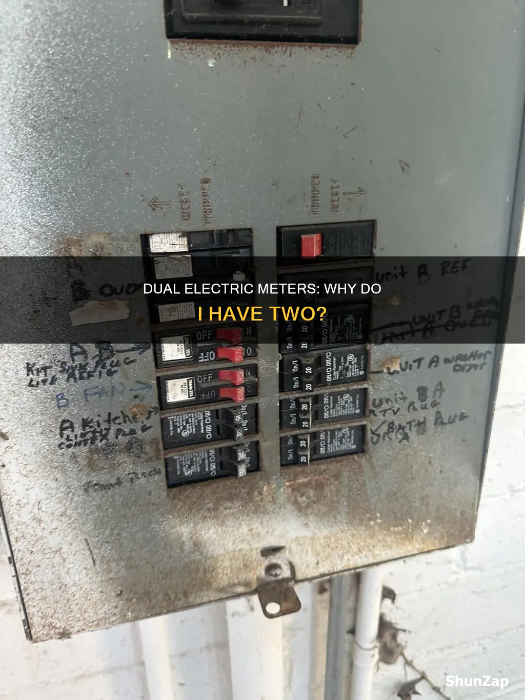 why do i have 2 electric meters