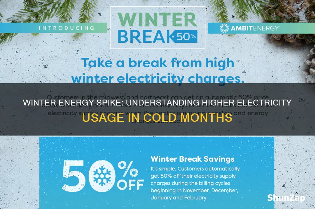why do i use more electricity in winter